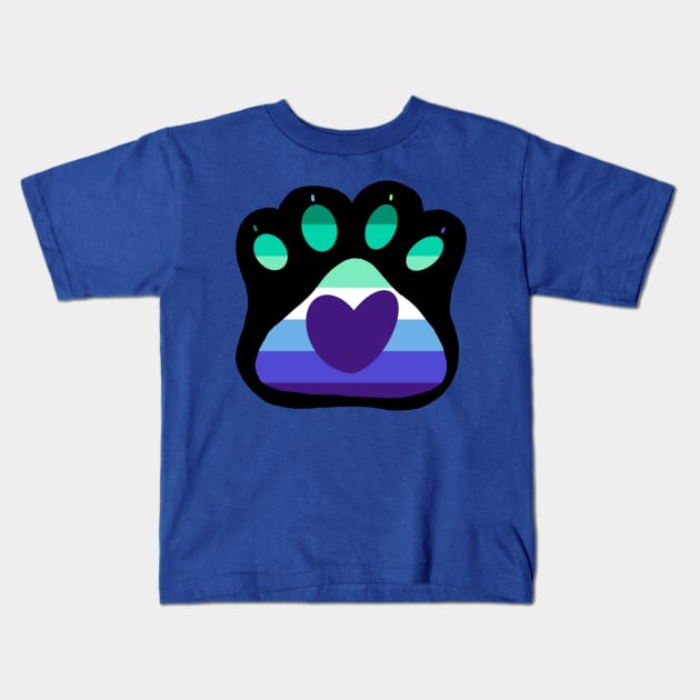 MLM Paw Print Kids T-Shirt by Witchvibes